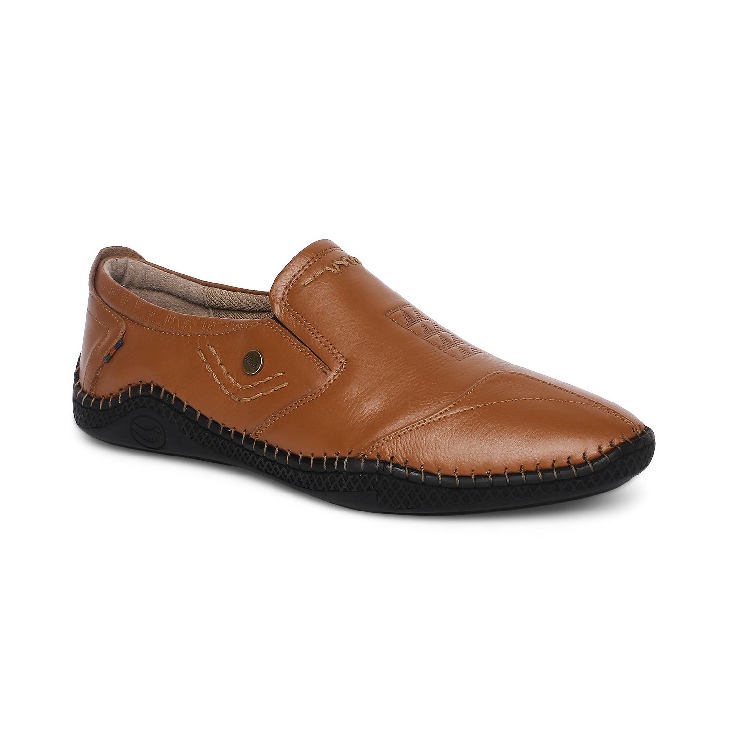 BUCKAROO Genuine Leather Casual Loafer for Men | Mens Slip on Shoes: FILMORE