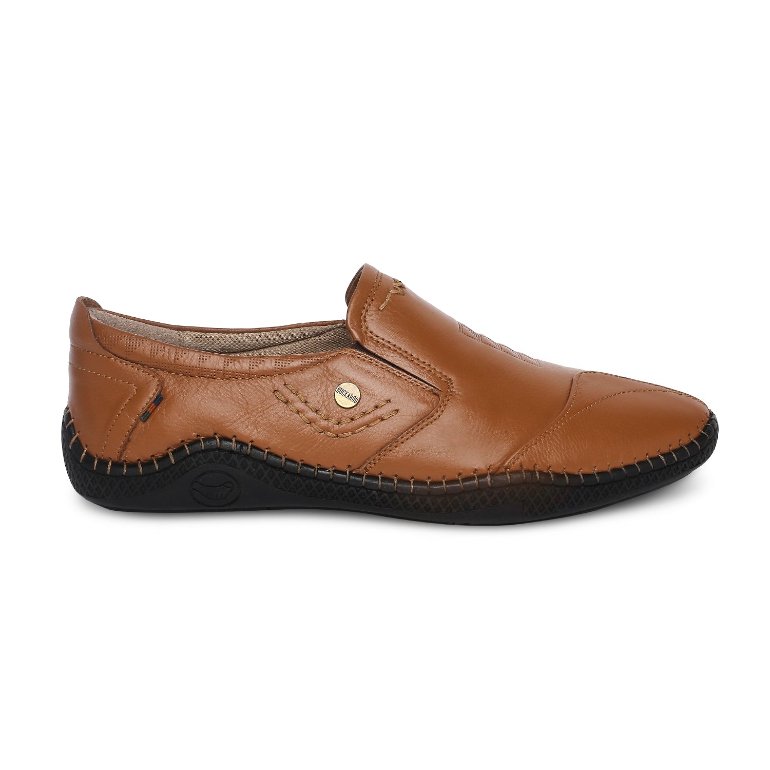 BUCKAROO Genuine Leather Casual Loafer for Men | Mens Slip on Shoes: FILMORE