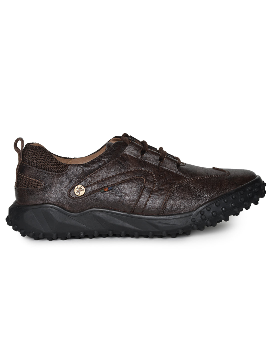 BUCKAROO Genuine Leather Casual Shoes for Men: TRIP Brown 45 11