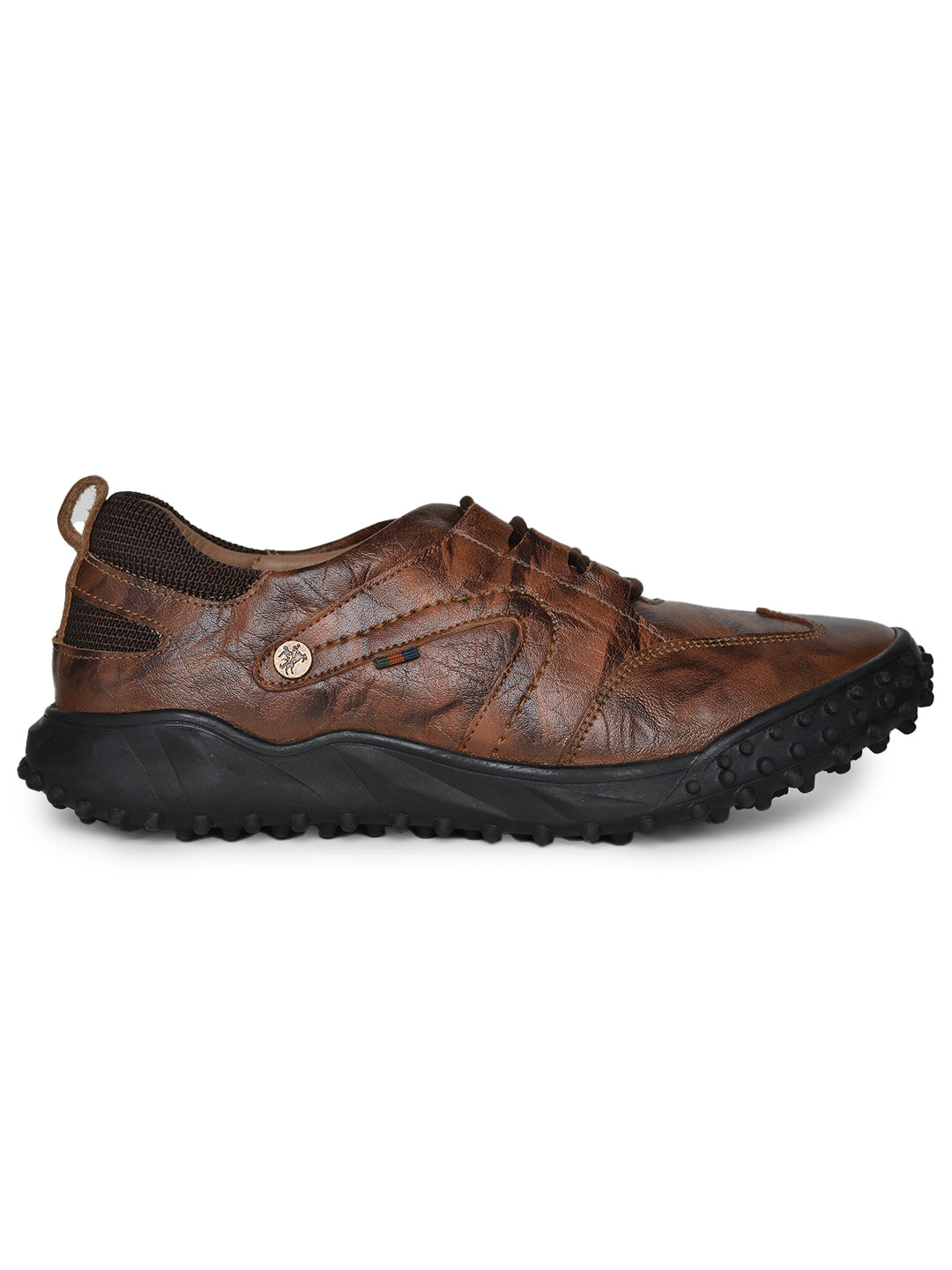 BUCKAROO Genuine Leather Casual Shoes for Men: TRIP Brown 45 11