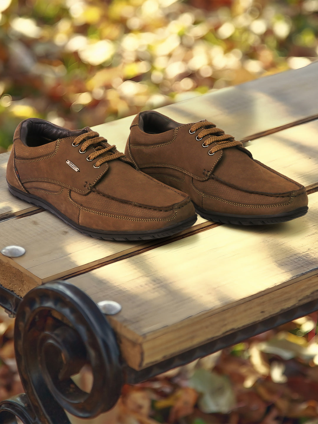 BUCKAROO Genuine Leather Casual Shoes for Men: CIDDRA Tan 45 11