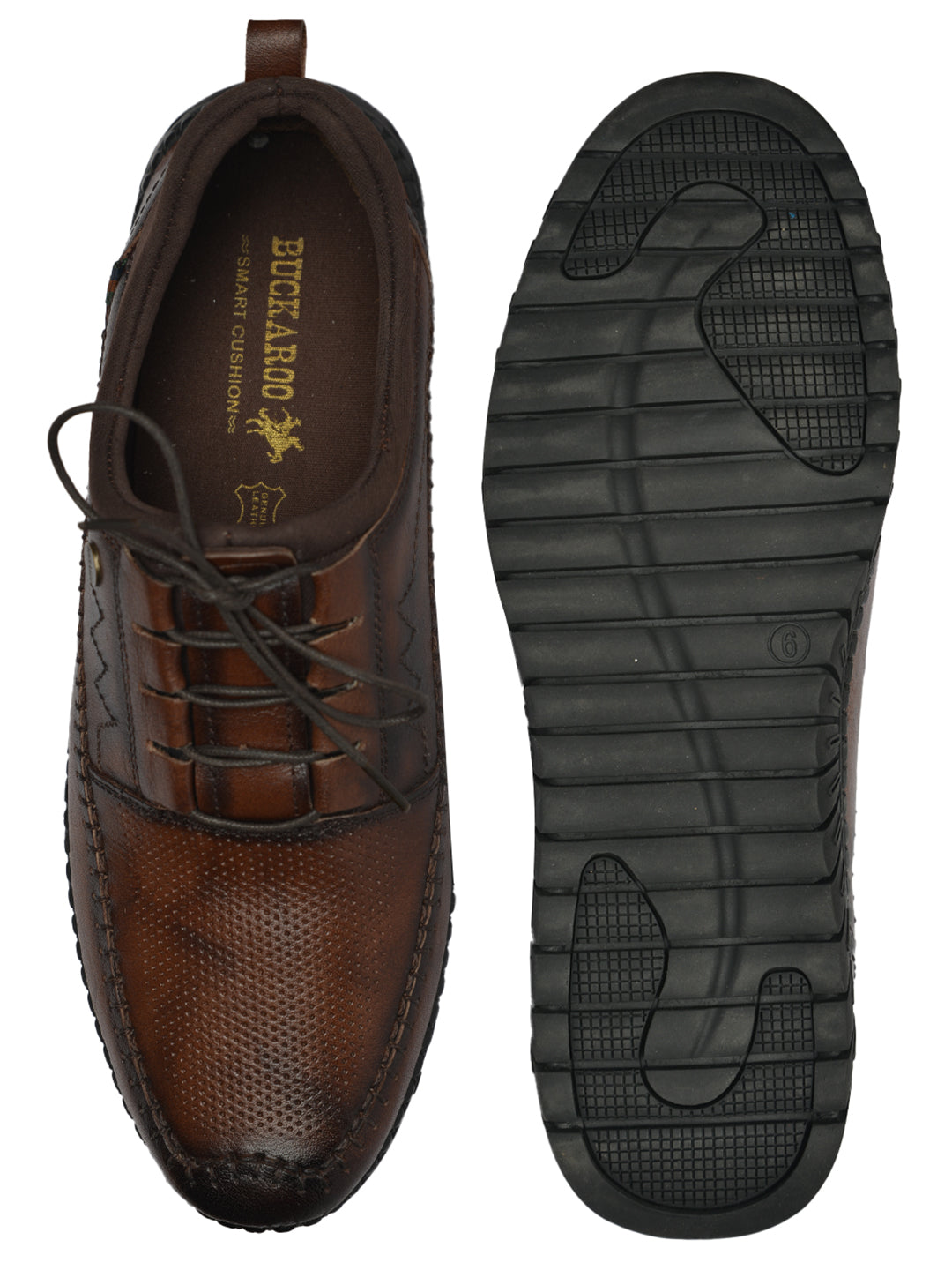 BUCKAROO Genuine Leather Casual Shoes for Men: AURA