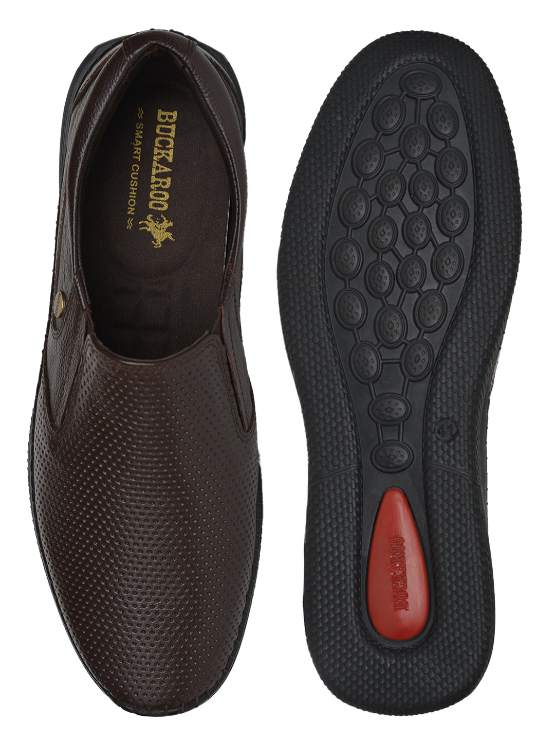 BUCKAROO Genuine Leather Casual Shoes for Men | Mens Lace up Shoe: INNOCENT