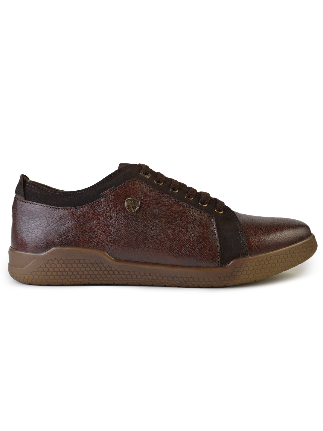BUCKAROO Genuine Leather Casual Shoes for Men: ATHOL Brown 45 11
