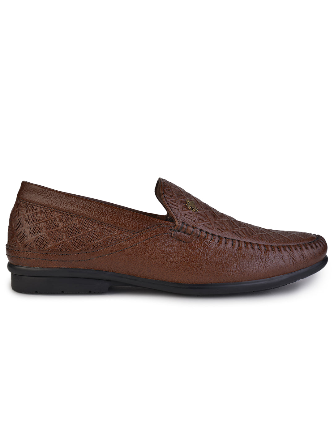 BUCKAROO Genuine Leather Casual Loafer for Men: ARTHER Tan 45 11
