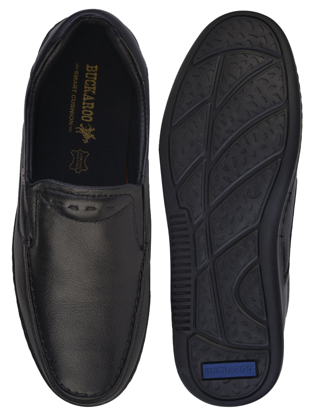 BUCKAROO Genuine Leather Casual Shoes for Men: KAIDEN Brown 45 11
