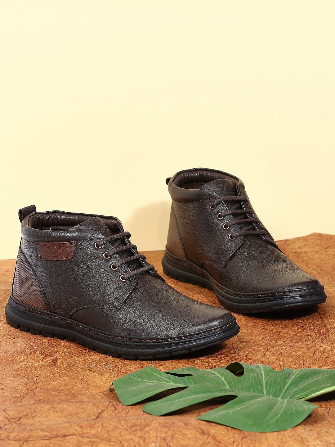 BUCKAROO Genuine Leather Casual Boots for Men: CORNELIO Tan 45 11