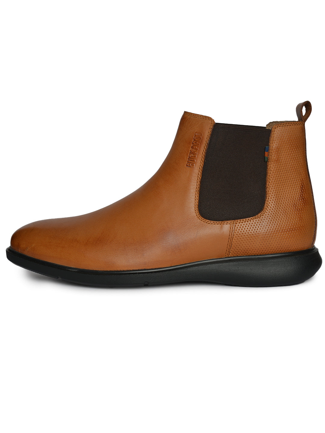 BUCKAROO Genuine Leather Casual Open Sandal for Men: ARTO Black 45 11