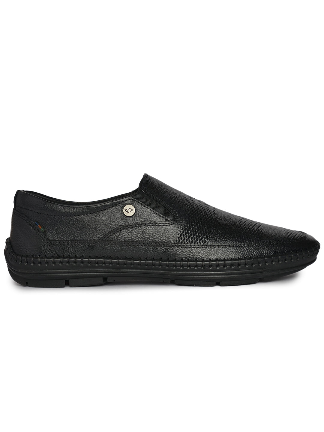 BUCKAROO Genuine Leather Casual Shoes for Men: APRILA Brown 45 11