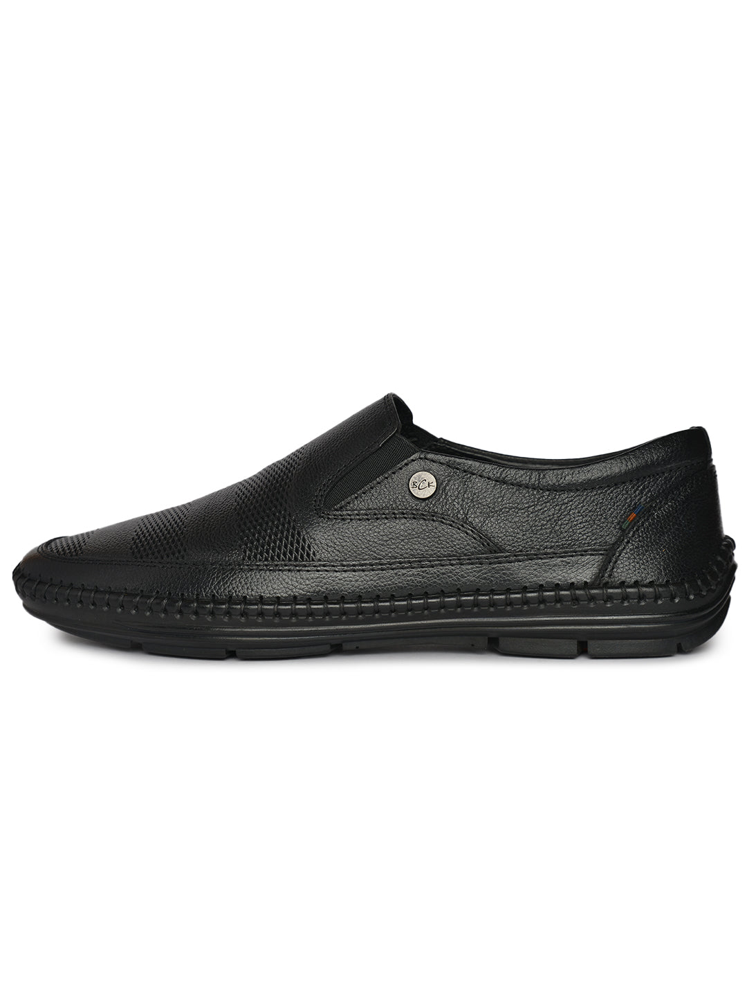 BUCKAROO Genuine Leather Casual Shoes for Men: APRILA Brown 45 11