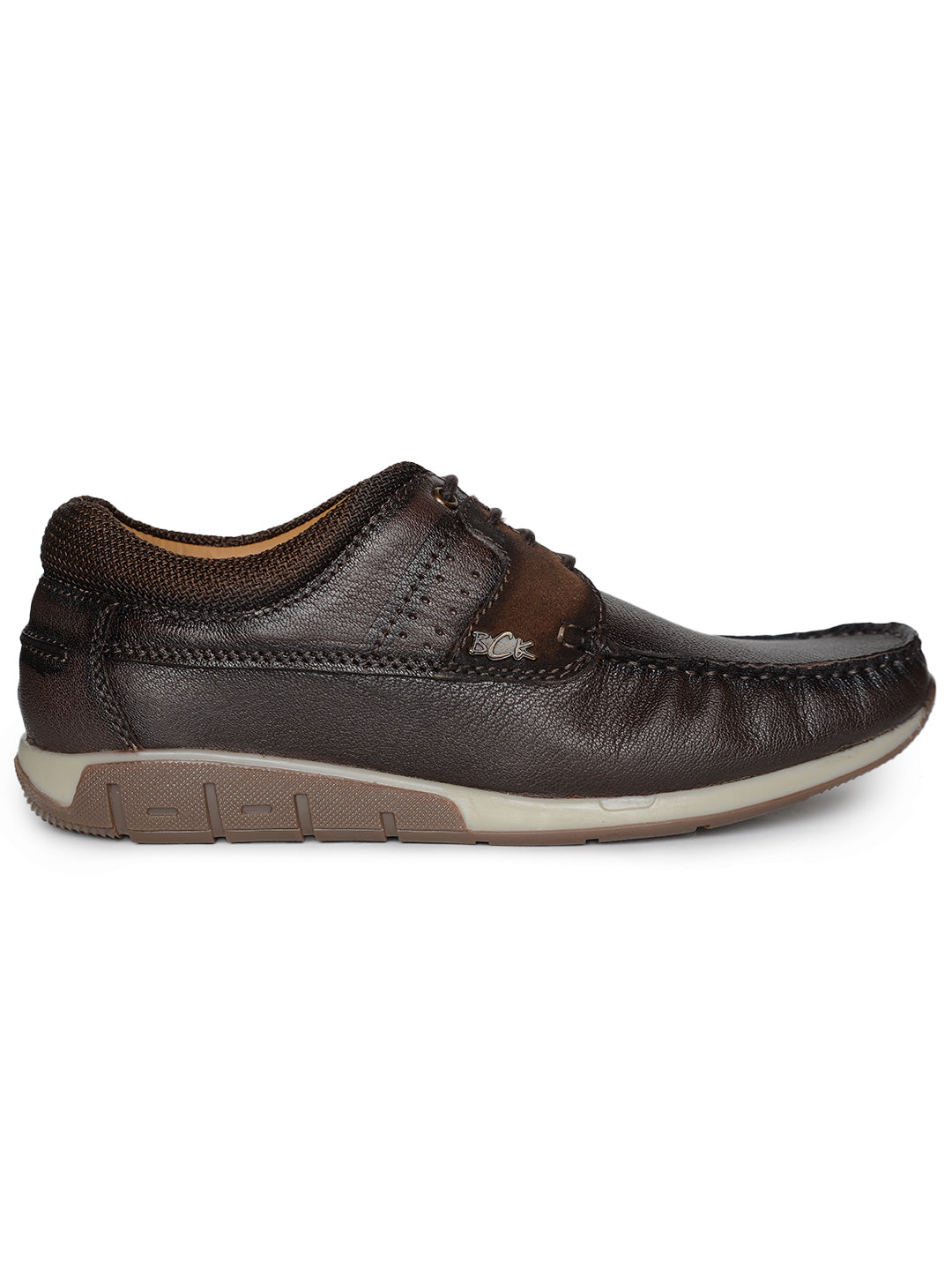 BUCKAROO Genuine Leather Casual Shoes for Men | Mens Lace up Shoe: CLAVANCE