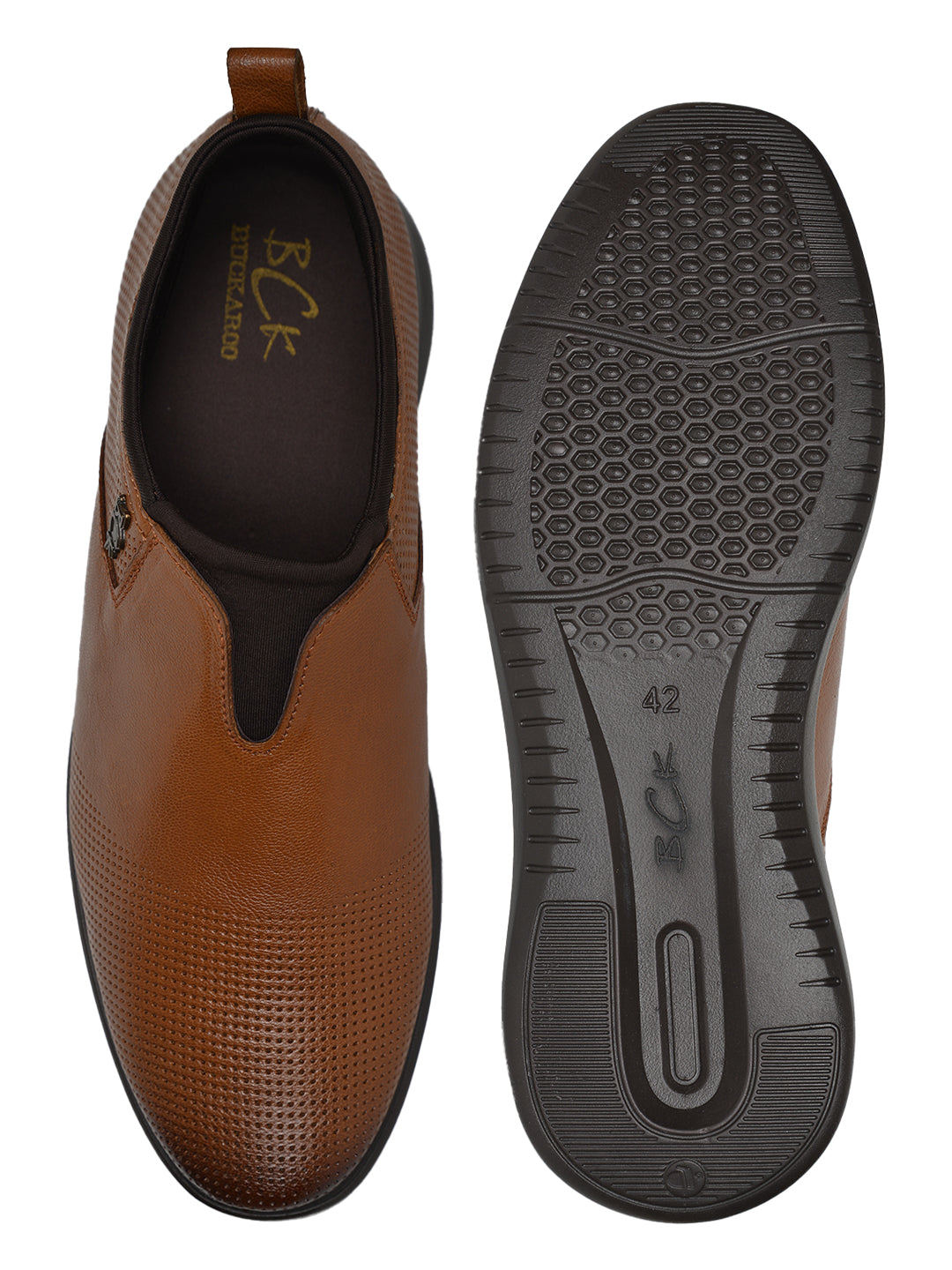 BUCKAROO Genuine Leather Casual Shoes for Men: LAMBIRT