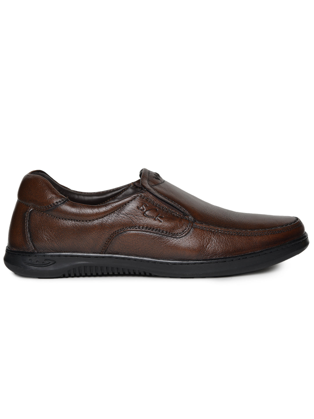 BUCKAROO Genuine Leather Casual Shoes for Men: ERROL Brown 45 11