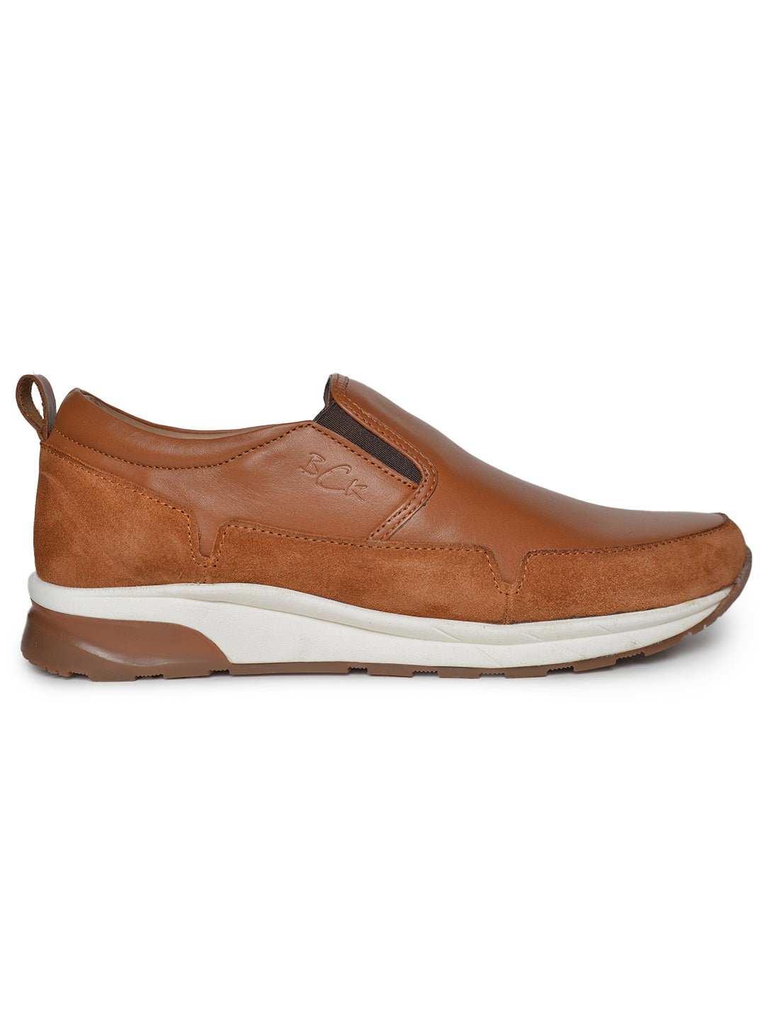 BUCKAROO Genuine Leather Casual Shoes for Men: ELVITA Brown 45 11