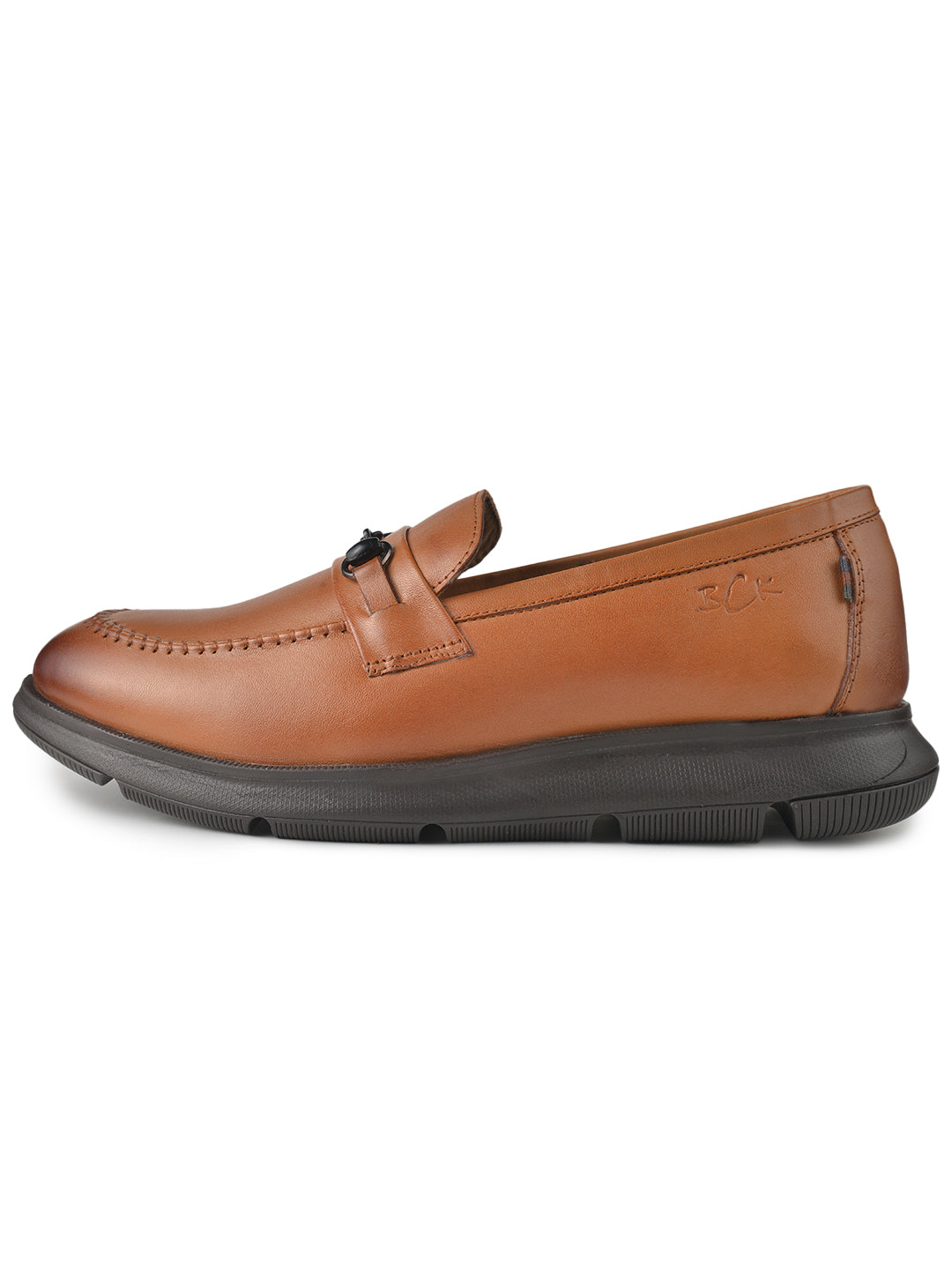 BUCKAROO Genuine Leather Casual Shoes for Men: DARRY Black 45 11