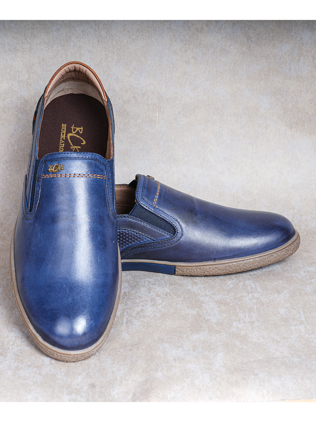 BUCKAROO Genuine Leather Casual Shoes for Men: BREEN Tan 45 11