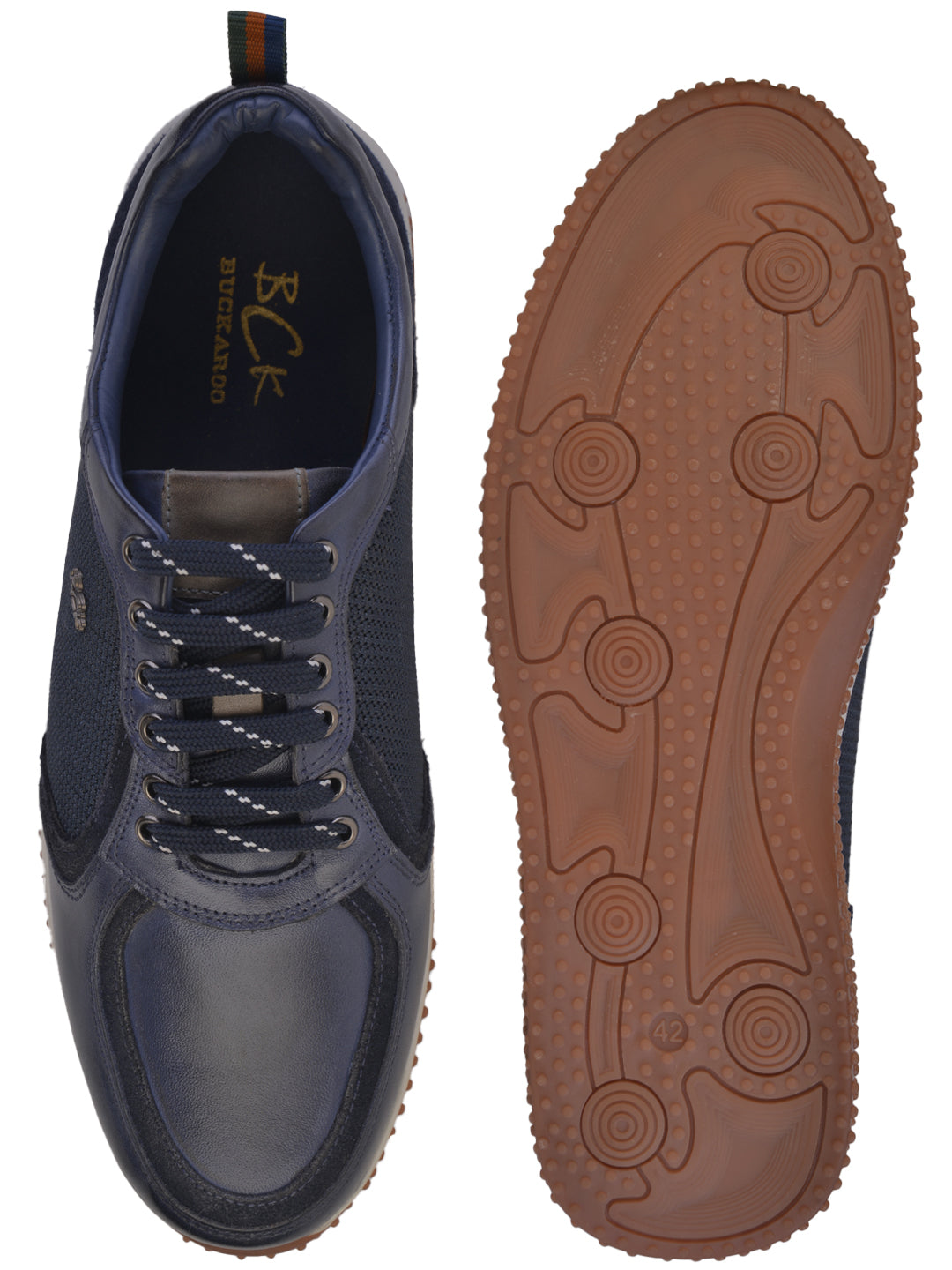 BUCKAROO Genuine Leather Casual Shoes for Men: KAZ Tan 45 11