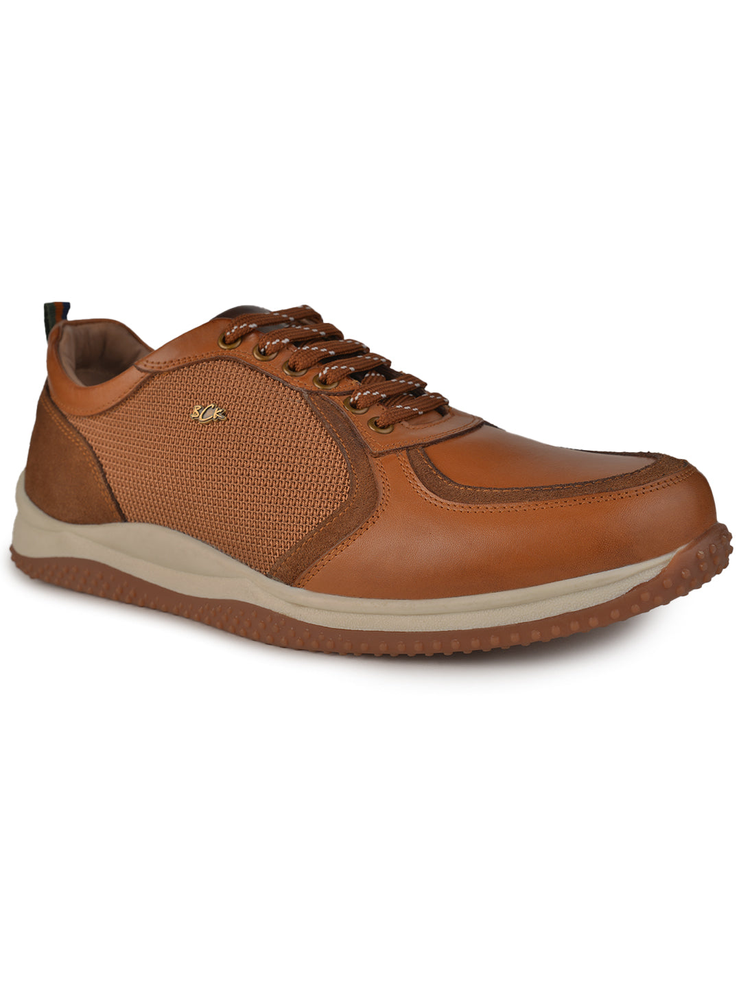 BUCKAROO Genuine Leather Casual Shoes for Men: KAZ Tan 45 11