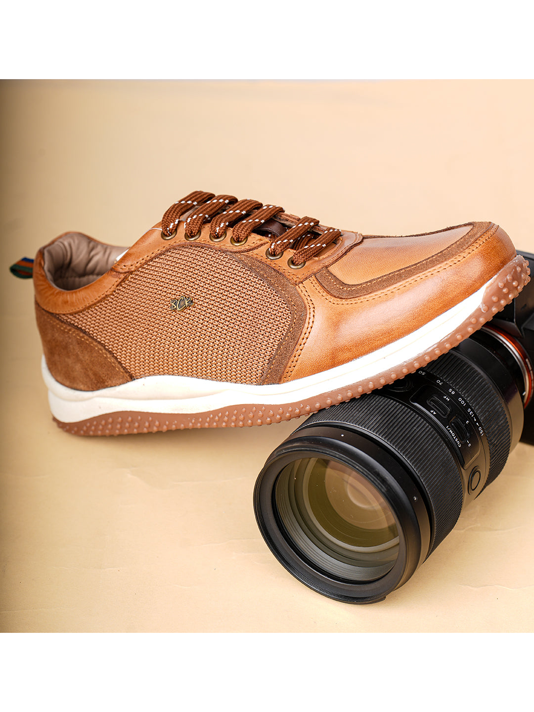 BUCKAROO Genuine Leather Casual Shoes for Men: KAZ Tan 45 11