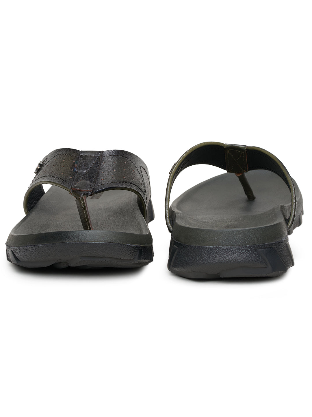 BUCKAROO Genuine Leather Casual Chappal for Men: ONYX