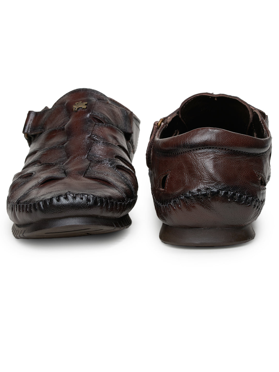 BUCKAROO Genuine Leather Casual Closed Sandal for Men: MORAL