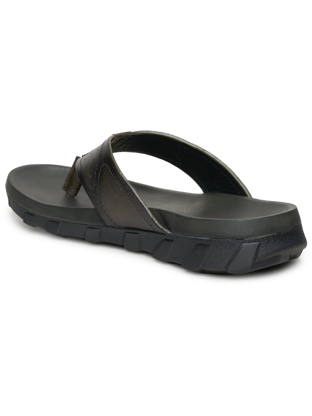 BUCKAROO Genuine Leather Casual Chappal for Men: ONYX