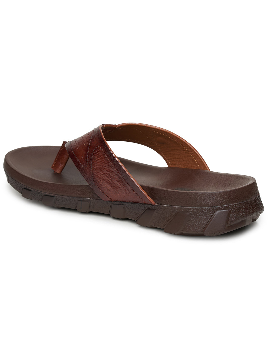 BUCKAROO Genuine Leather Casual Chappal for Men: ONYX