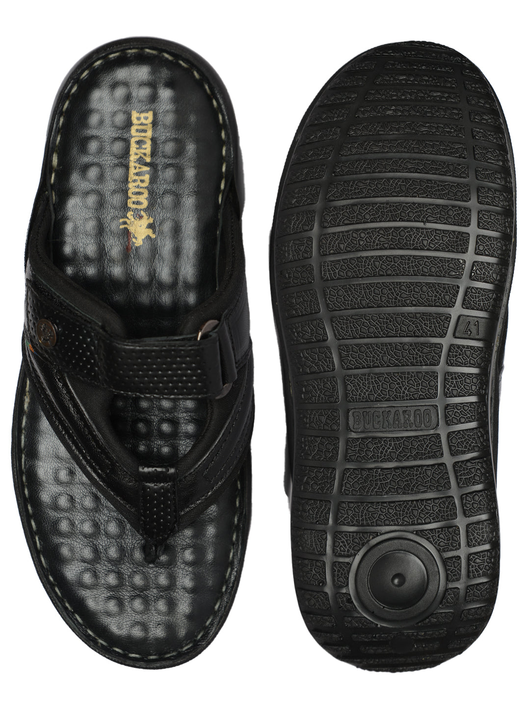 BUCKAROO Premium Synthetic Casual Chappal for Men | Mens Open Sandal: ZENA