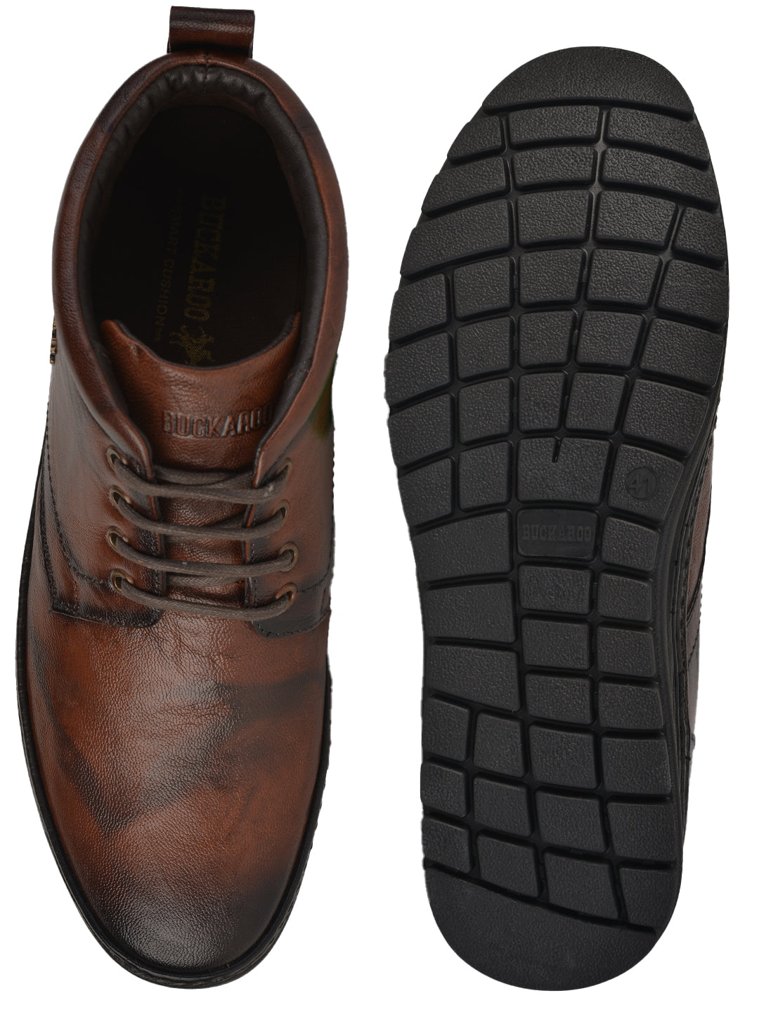 BUCKAROO Premium Synthetic Casual Boots for Men | Mens Ankle Boot: DUNVIK