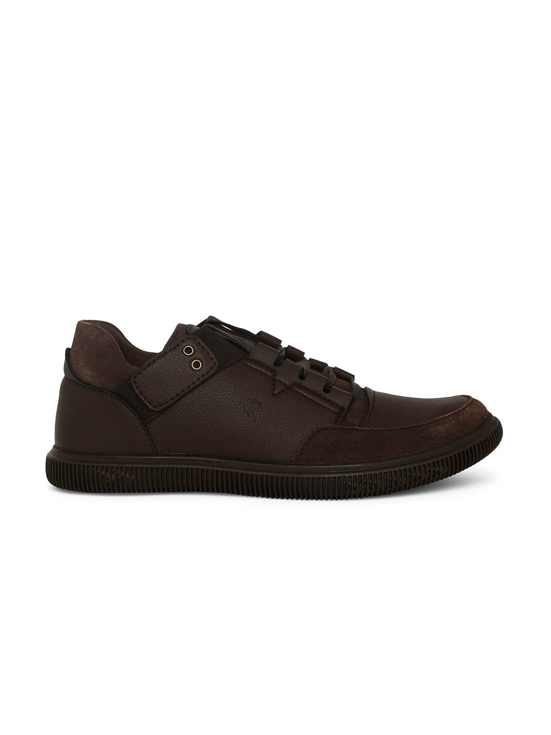 Jaripeo Vegan Leather Casual Shoes for Men: WALDO Brown