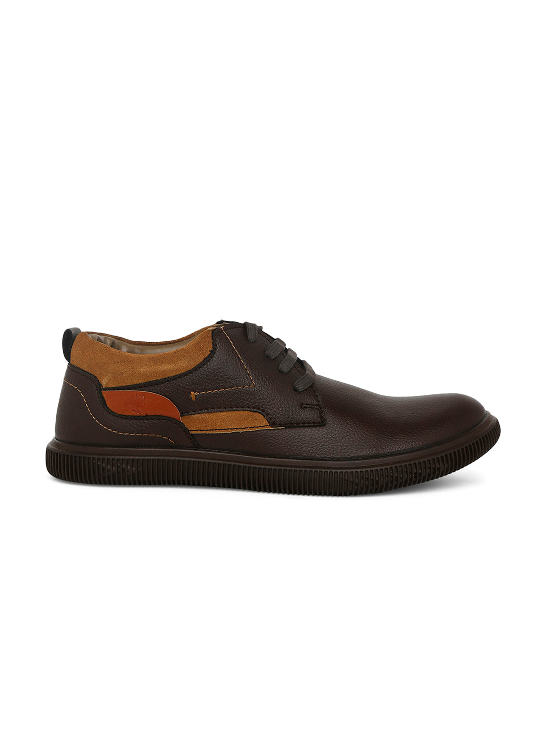 Jaripeo Vegan Leather Casual Shoes for Men: WILFRED Brown