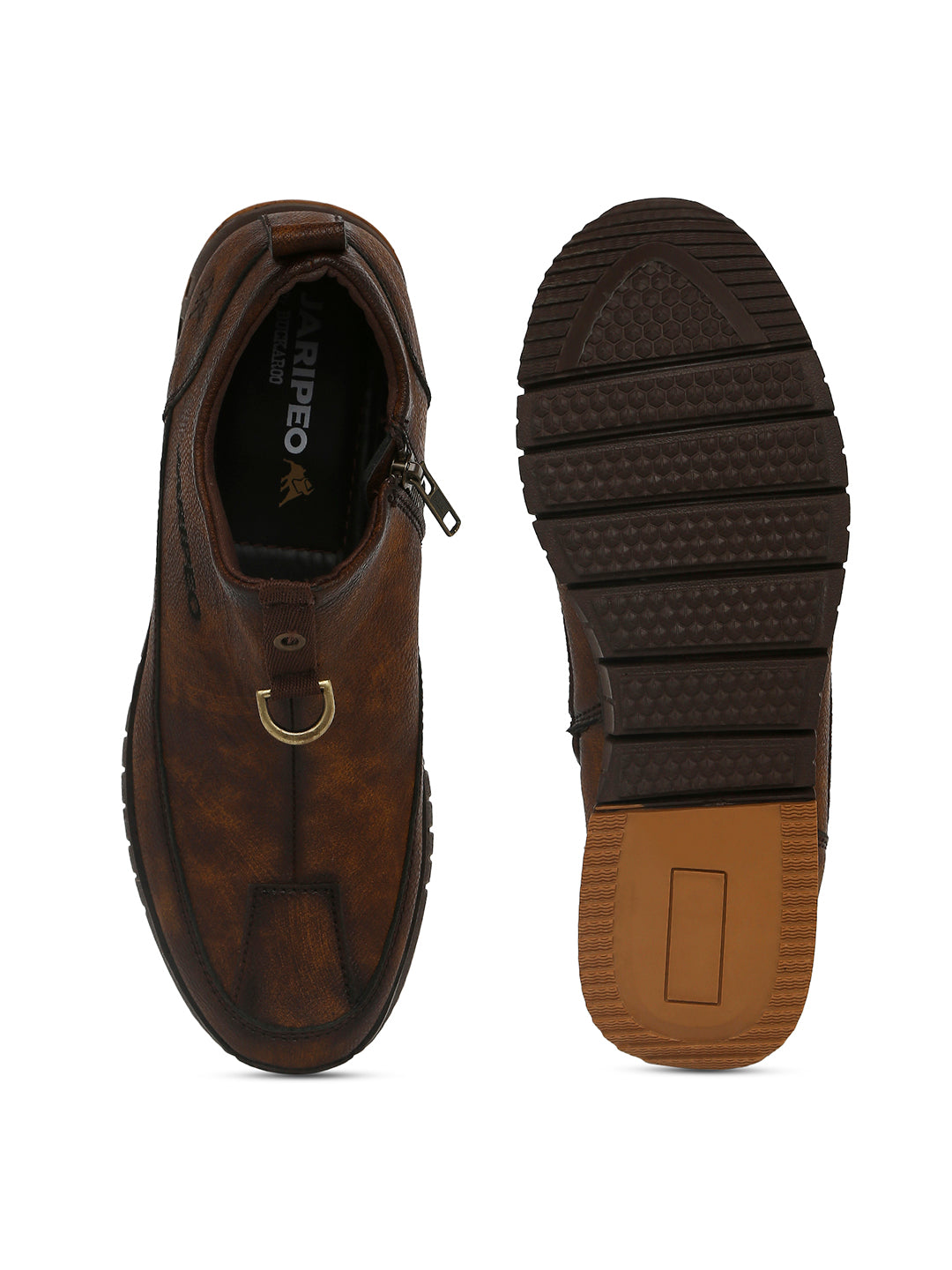 Jaripeo Vegan Leather Casual Shoes for Men: HULBART