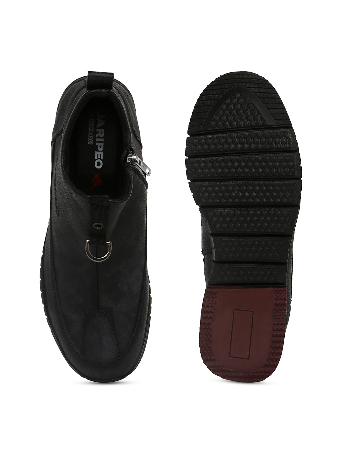 Jaripeo Vegan Leather Casual Shoes for Men: HULBART Brown