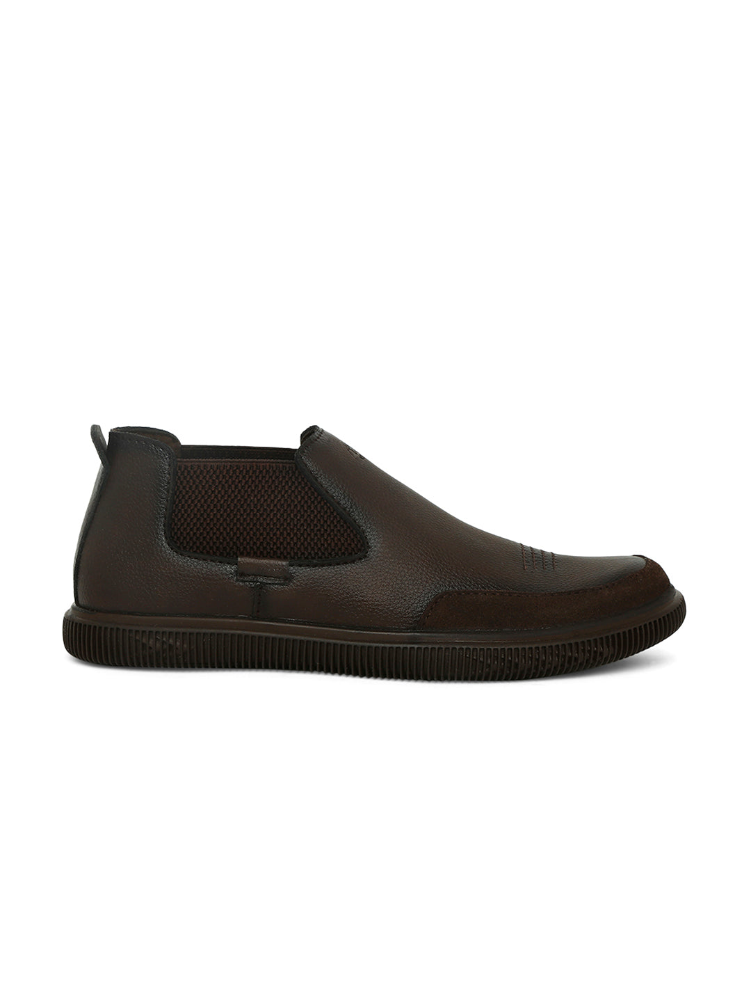 Jaripeo Vegan Leather Casual Shoes for Men: JORG Brown