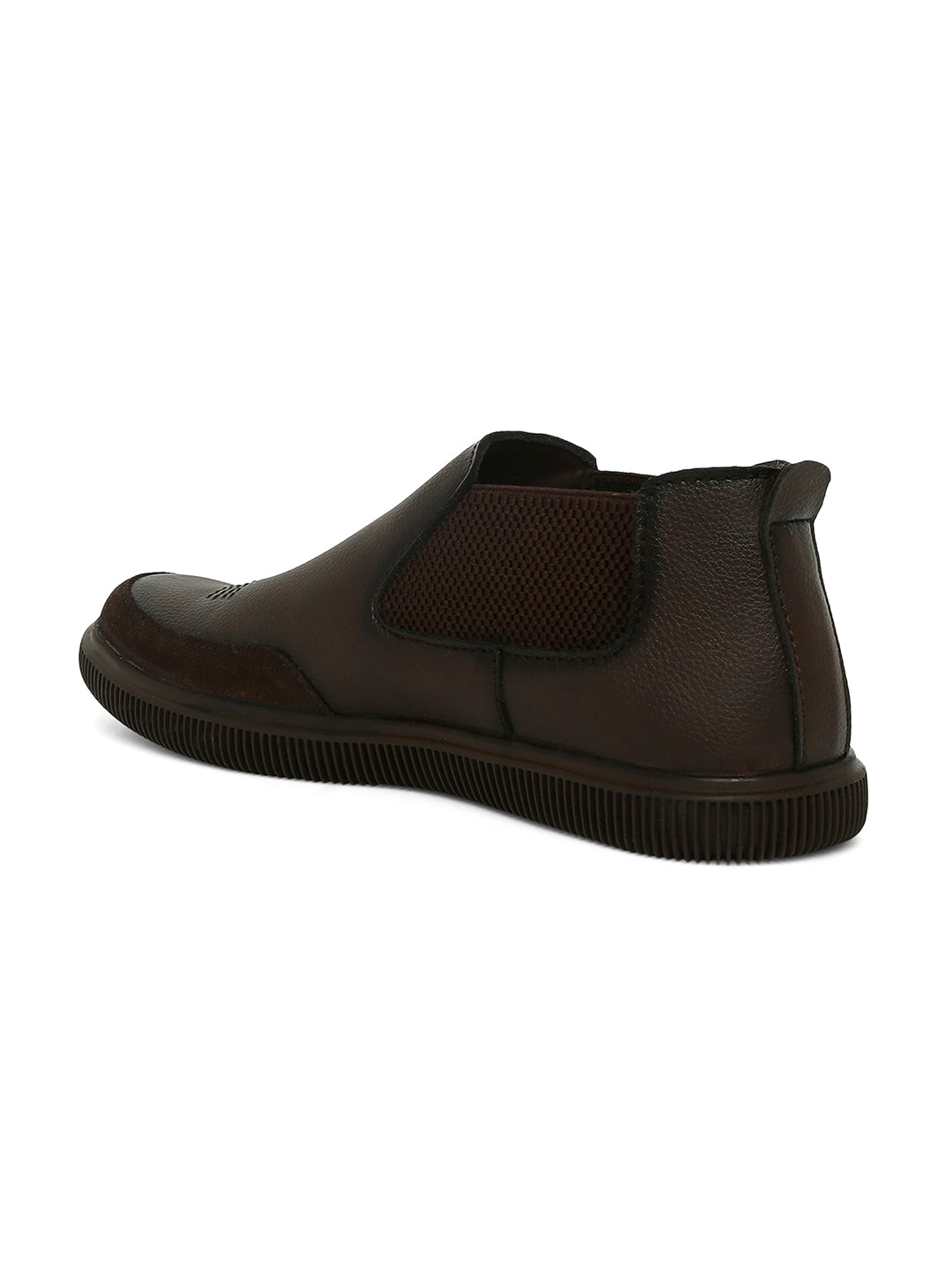 Jaripeo Vegan Leather Casual Shoes for Men: JORG Tan