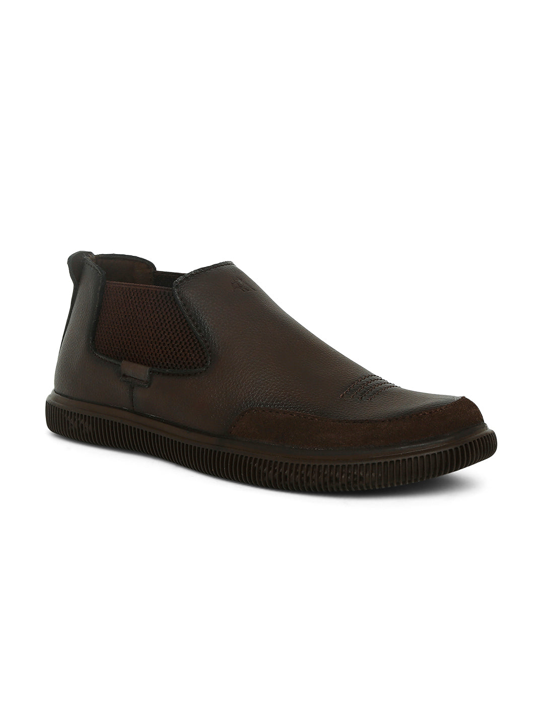 Jaripeo Vegan Leather Casual Shoes for Men: JORG Tan
