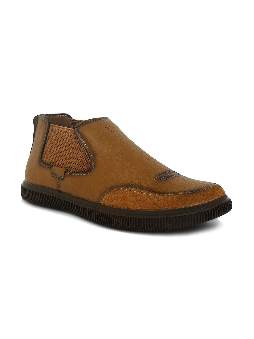 Jaripeo Vegan Leather Casual Shoes for Men: JORG Tan