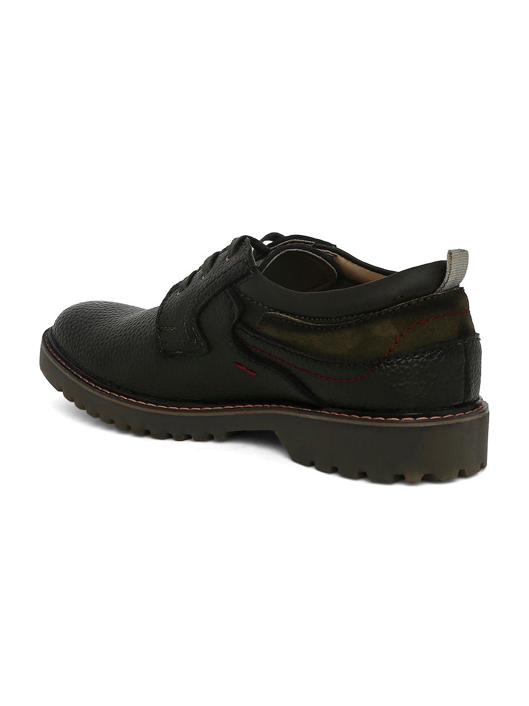 Jaripeo Vegan Leather Casual Shoes for Men: STEFAN Olive