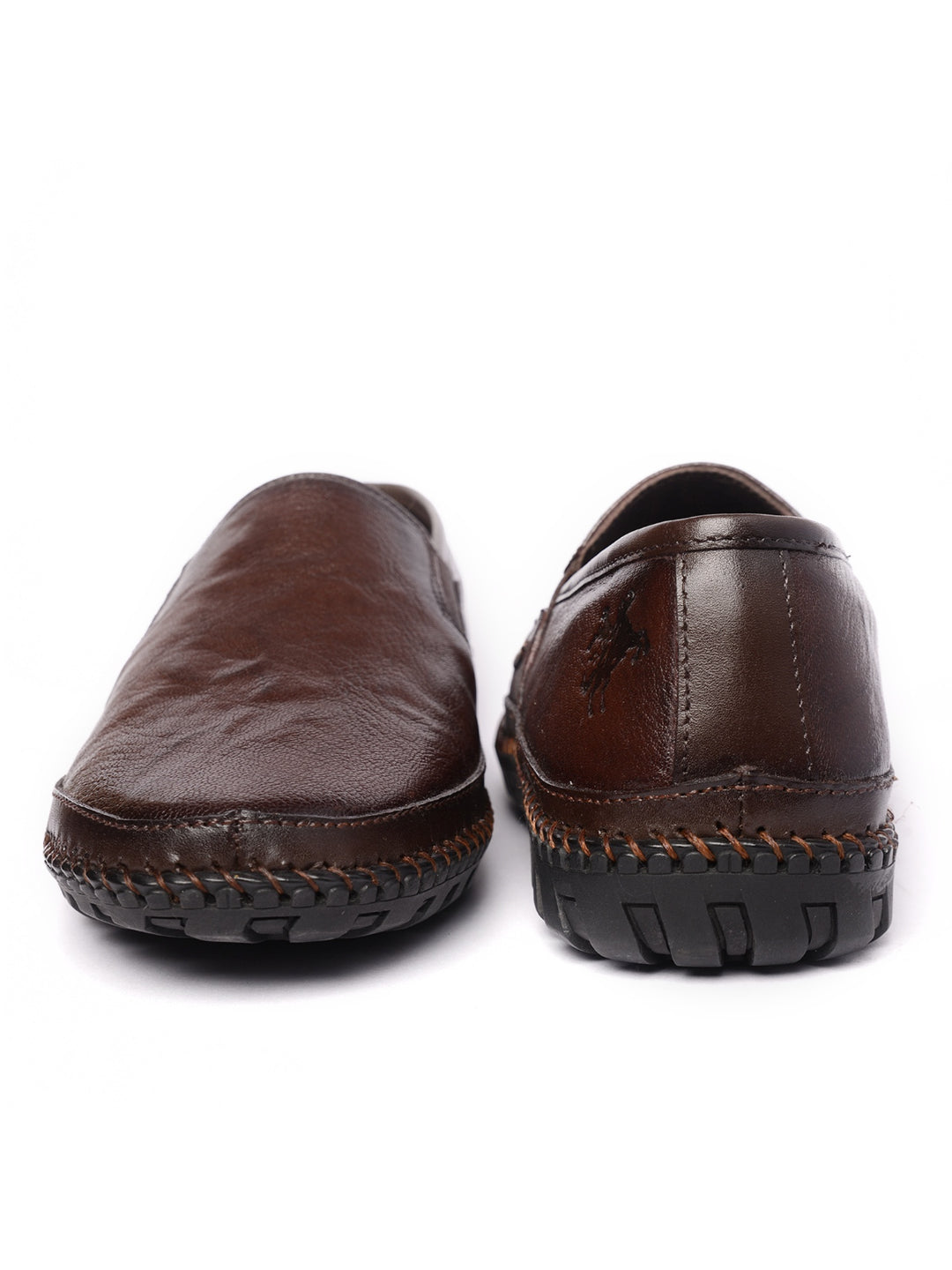 BUCKAROO Genuine Leather Casual Slip-On Shoes for Men | Mens Without Lace Shoes: NARDO