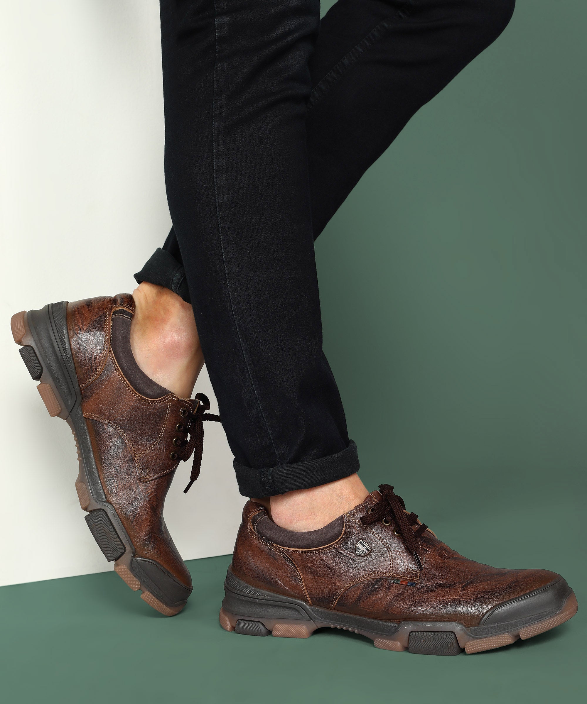 BUCKAROO Genuine Leather Casual Shoes for Men: ANAIYA Tan 45 11