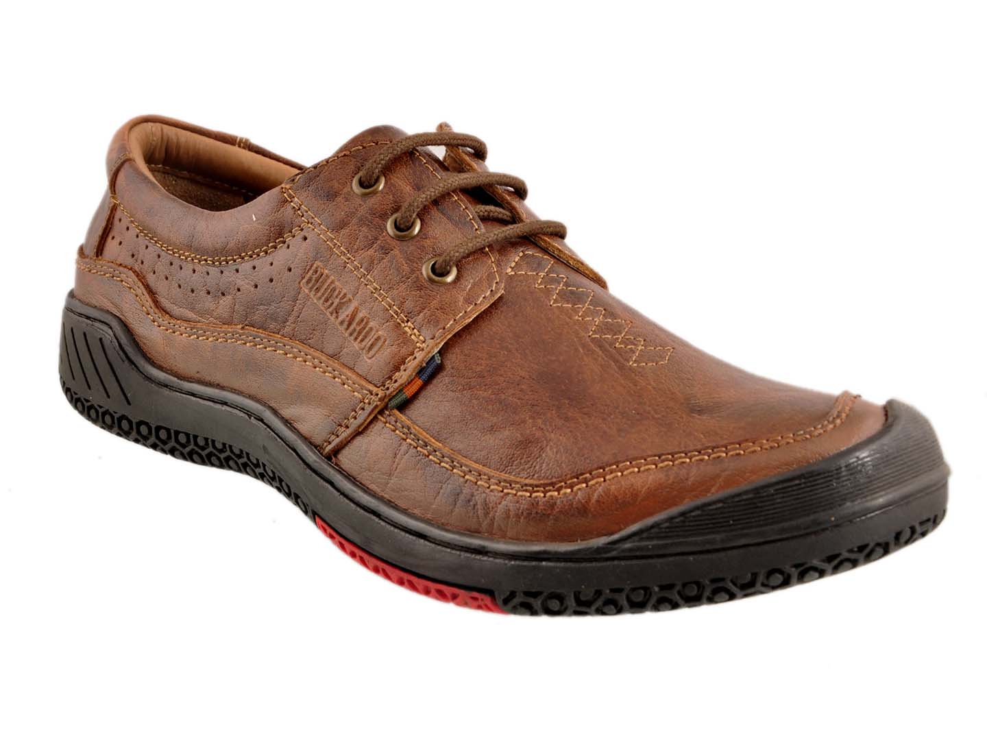 BUCKAROO Genuine Leather Casual Shoes for Men: REED Tan