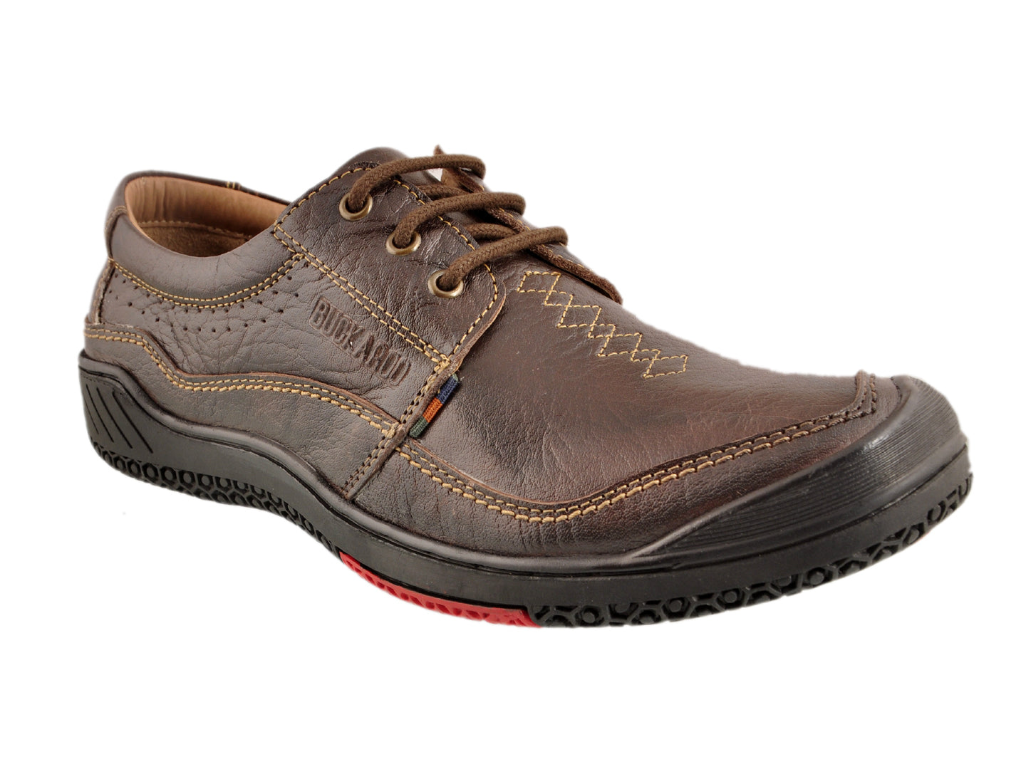 BUCKAROO Genuine Leather Casual Shoes for Men: REED Brown