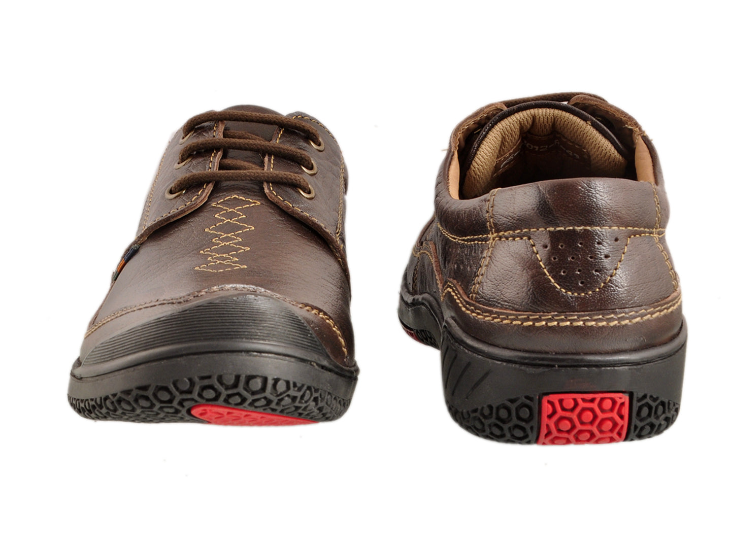 BUCKAROO Genuine Leather Casual Shoes for Men: REED Brown