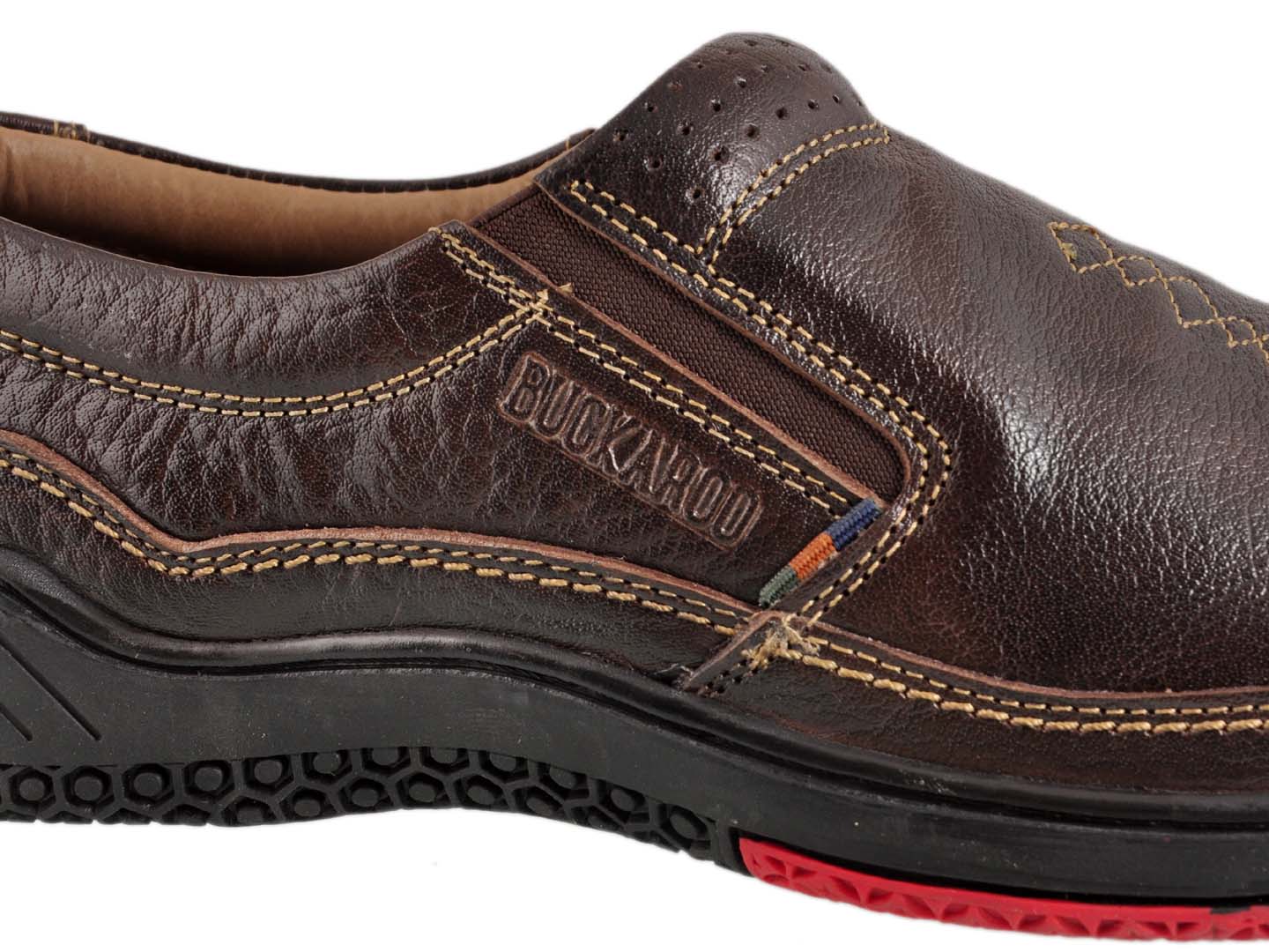 BUCKAROO Genuine Leather Casual Slip-On Shoes for Men: BRENT