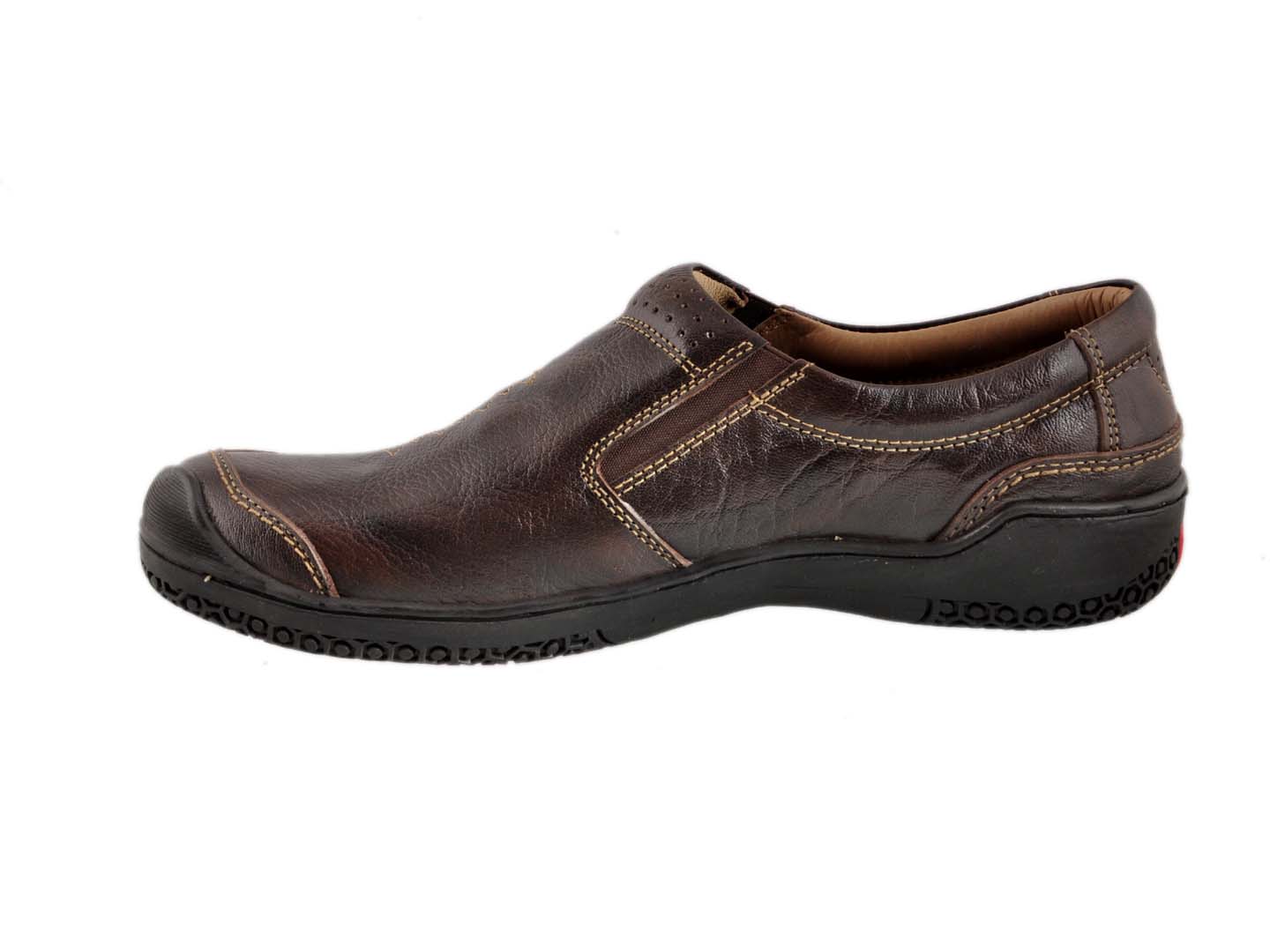 BUCKAROO Genuine Leather Casual Slip-On Shoes for Men: BRENT