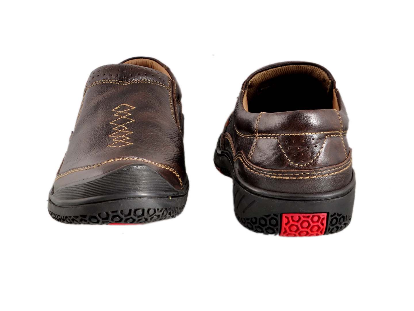 BUCKAROO Genuine Leather Casual Slip-On Shoes for Men: BRENT