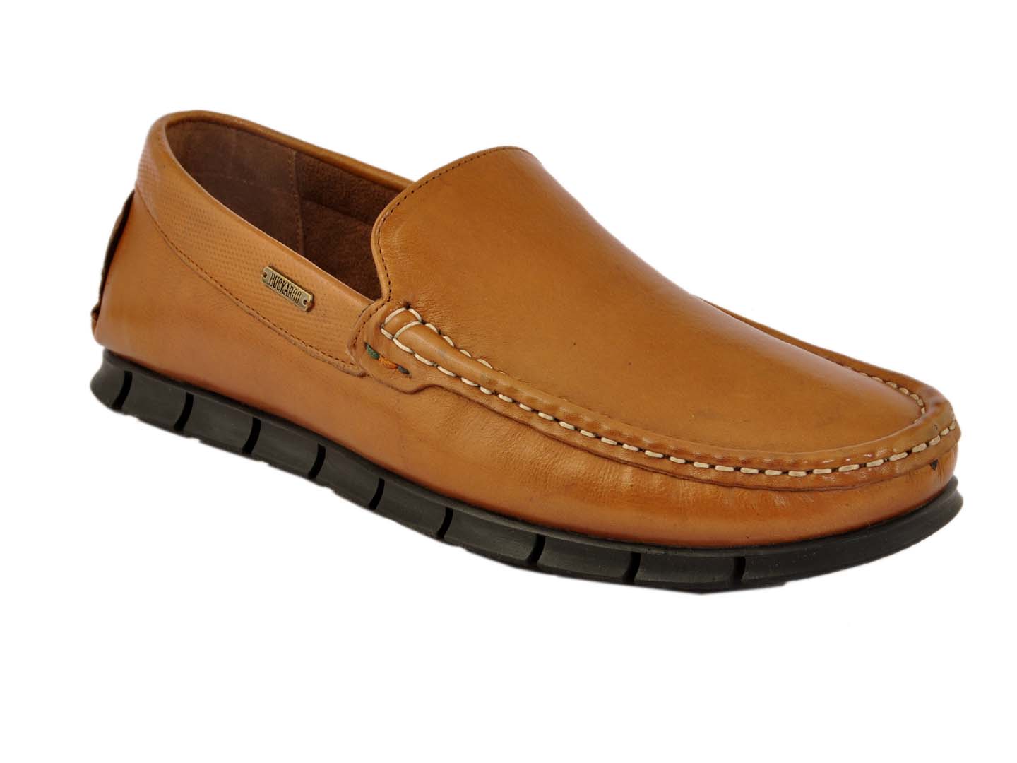 BUCKAROO Genuine Leather Casual Loafer for Men: DIRK Tan