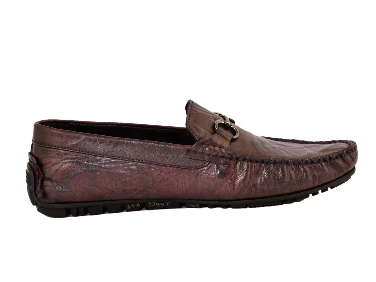 BUCKAROO Genuine Leather Casual Loafer for Men: AURORA Brown