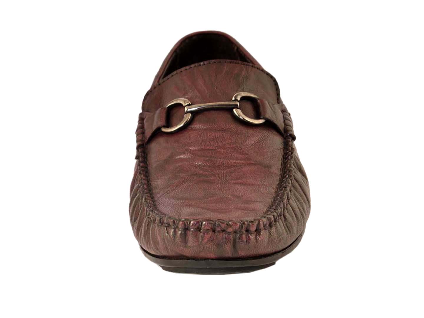 BUCKAROO Genuine Leather Casual Loafer for Men: AURORA Brown