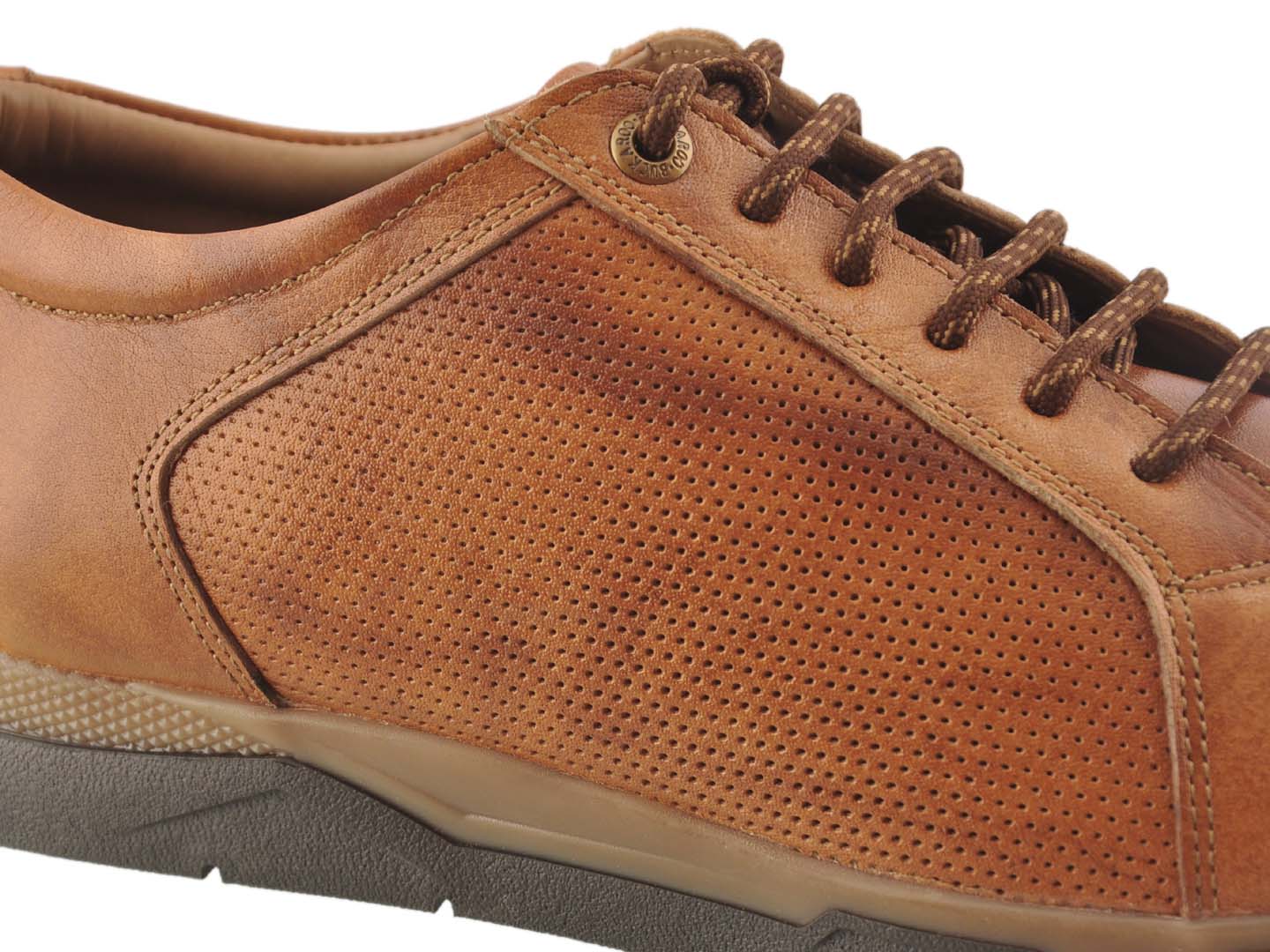 BUCKAROO Genuine Leather Casual Shoes for Men: AXTON Tan